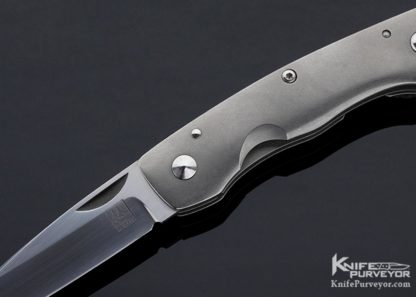 Bob Lum Custom Knife 2 Bladed Linerlock - Image 4