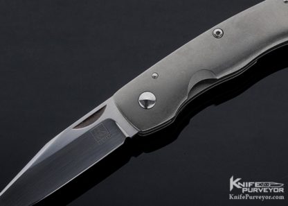 Bob Lum Custom Knife 2 Bladed Linerlock - Image 2