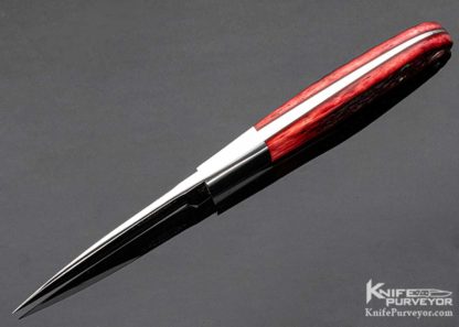 Bob Loveless Custom Knife Red Jigged Bone Stiff Horn - Image 6