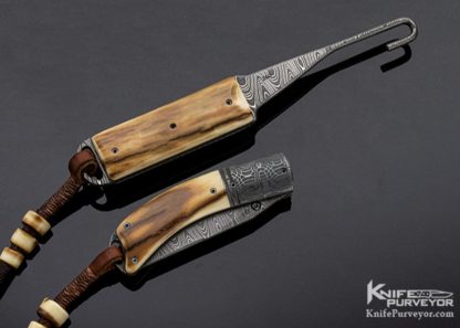 Carlton Evans Custom Knife Gentlemen's Cowboy Linerlock & Bird Gut Hook - Image 5