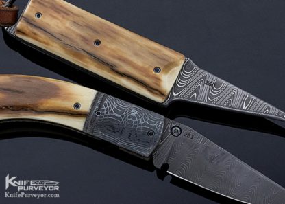 Carlton Evans Custom Knife Gentlemen's Cowboy Linerlock & Bird Gut Hook - Image 3