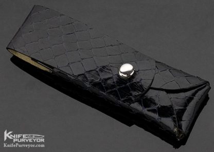 Charly Bennica Custom Knife Mother of Pearl Bennica Lock Folder Engraved by Aldo Rizzini - Image 10