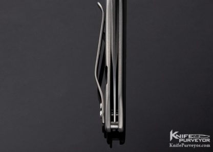 David Mosier Custom Knife Tashi Bharucha Design Small Creep Frame Lock Flipper - Image 8