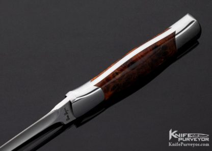 Don Lozier Custom Knife Burlwood Boot Dagger - Image 6