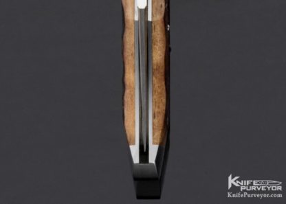 Eugene Shadley Custom Knife  Coke Bottle Slip Joint Jigged Bone w/ Shadley Pouch - Image 8