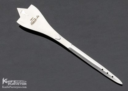 Forge de Laguiole Custom Knife Origine Concorde Fixed Blade Letter Opener w/Sheath and Certificate of Origin - Image 3