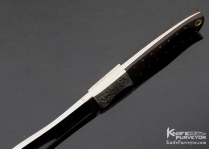 Frank Centofante Custom Knife Nesmuk Skinner Engraved by Simon Lytton - Image 4