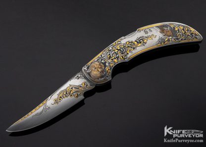 Ron Smith Custom Knife Sole Aurthorship Engraved Midlock 11009