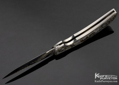 Ron Smith Custom Knife Sole Aurthorship Engraved Midlock - Image 8