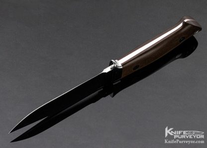 Jim Ence Custom Knife Engraved Desert Ironwood Hunter - Image 6