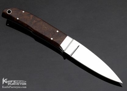 John Young Custom Knife Utility Iron wood 11033 Reverse