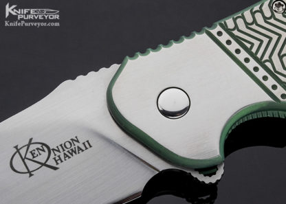 Ken Onion Custom Knife Chubster Titanium Assisted Flipper - Image 2