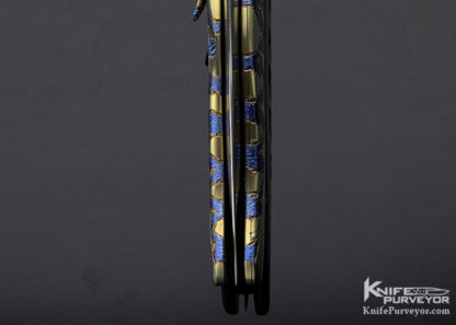 Ken Onion Custom Knife Frame Melee Anodized Titanium G10 Back Spacer 2003 Model SpeedSafe Flipper - Image 8