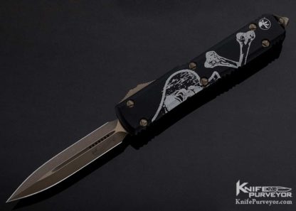 Microtech Custom Knife D E Death Card 122 13 DCS 11108 Open