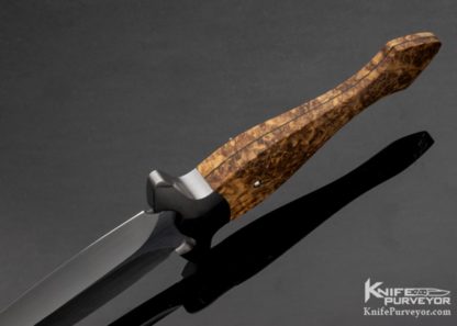 Mike O'Brien Custom Knife M-37 Black Ash Dagger - Image 6