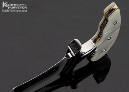 P.Z. Studio Custom Knife Yupeng Zhao Large Pearl Push Dagger - Image 5