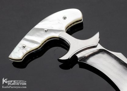 P.Z. Studio Custom Knife Yupeng Zhao Large Pearl Push Dagger - Image 4