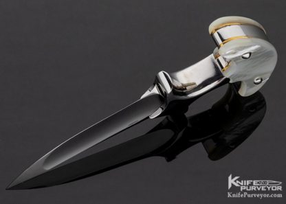 "P.Z. Studio" Yupeng Zhao Custom Knife Pearl Push Dagger