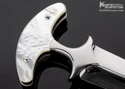 "P.Z. Studio" Yupeng Zhao Custom Knife Pearl Push Dagger - Image 7