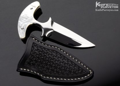 "P.Z. Studio" Yupeng Zhao Custom Knife Pearl Push Dagger - Image 3