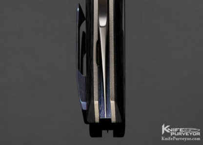 Peter Carey Custom Knife Zeke Marble Carbon Fiber, Flipper Prototype #2 - Image 8
