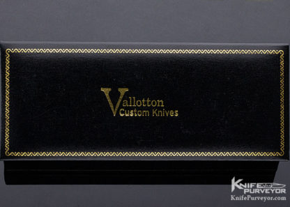 Rainy Vallotton Custom Knife Spruce Cone & Blued Damascus D/A Automatic Linerlock - Image 8