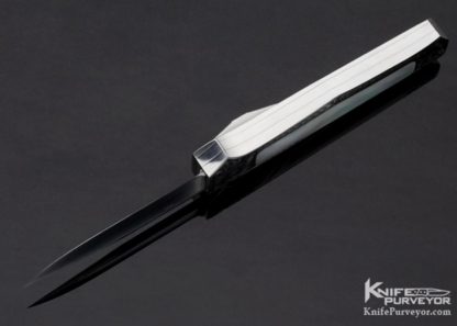 Ralph Dewey Harris Custom Knife Sole Authorship Engraved #001 Mother of Pearl OTF Automatic - Image 7