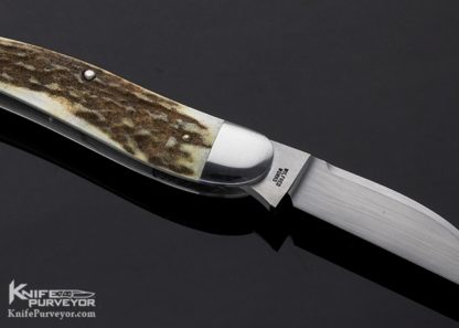 Reese Bose Custom Knife 3 Blade Stag Whittler Slip Joint #6 - Image 5