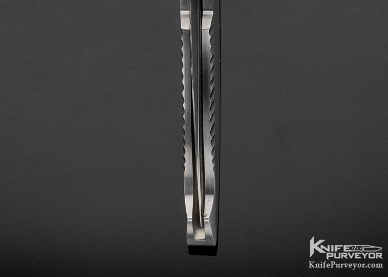 Tim Herman Custom Knife Sole Authorship Color Engraved "Tuna" Lockback Folder - Image 8
