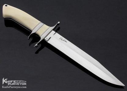 Thad Buchanan Custom Knife Mammoth "Signature Loveless"Big Bear" Subhilt Fighter - Image 4