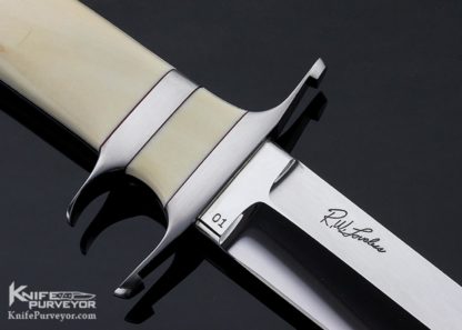 Thad Buchanan Custom Knife Mammoth "Signature Loveless"Big Bear" Subhilt Fighter - Image 2