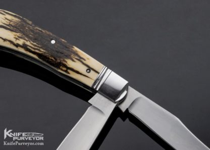 Tobin Hill Custom Knife 2 Blade Mammoth Trapper Slipjoint - Image 5