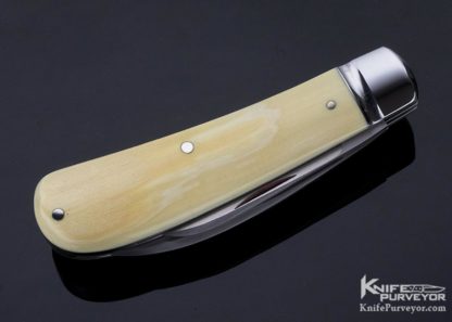 Tony Bose Custom Knife 2 Blade Sway Back Jack Goat Horn Slip Joint #8 - Image 3