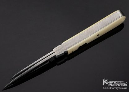 Tony Bose Custom Knife 2 Blade Sway Back Jack Goat Horn Slip Joint #8 - Image 6