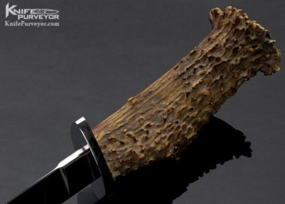 WW Cronk Custom Knife Crown Stag "Michael Price" Bowie - Image 6