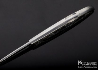 Warren Osborne Custom Knife Wharncliff Lockback Engraved by Ron Skaggs - Image 7