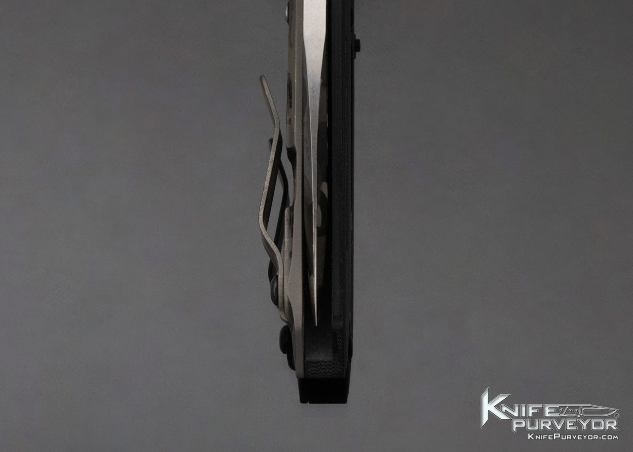 Strider Custom Knife Dauntless with Skulls on Blade and Frame - Image 8