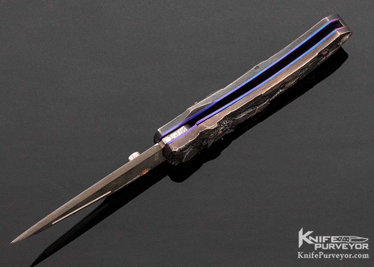 Glenn Waters Custom Knives Carved Kokoro Linerlock - Image 7