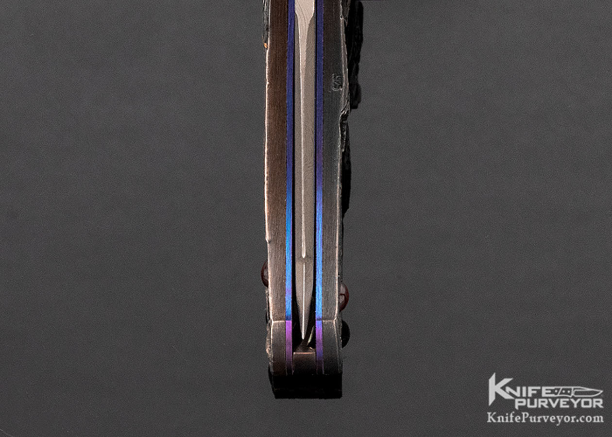 Glenn Waters Custom Knives Carved Kokoro Linerlock - Image 8
