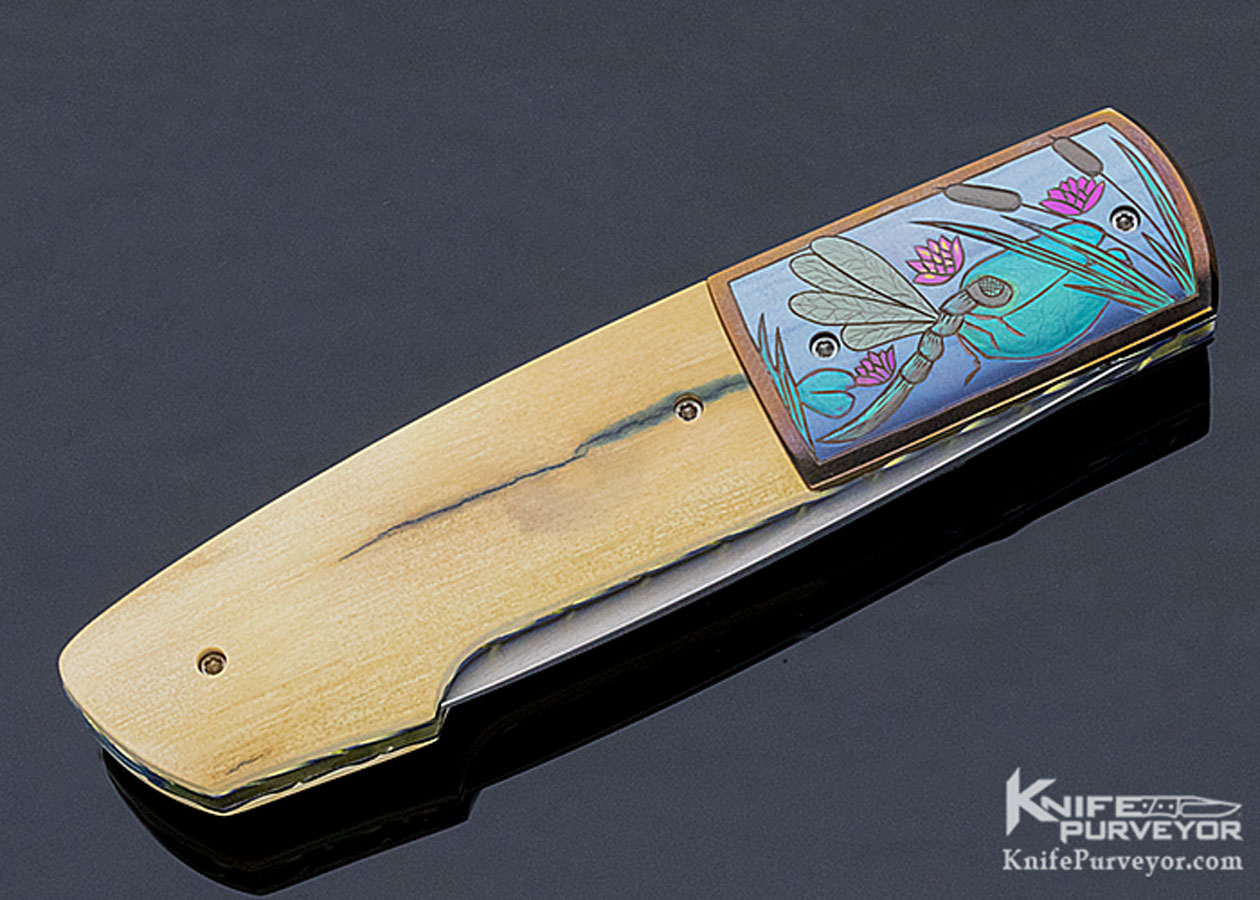 Stan Fujisaka Custom Knife Judy Beaver Engraved 