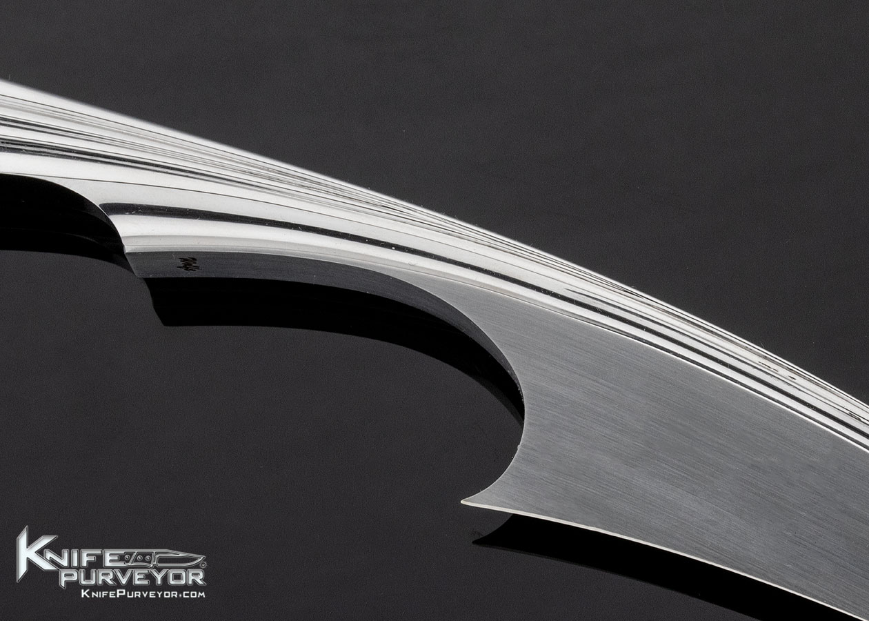Wolfgang Loerchner Custom Knife "2021 Arts in Metal" Wing Fixed Blade - Image 4