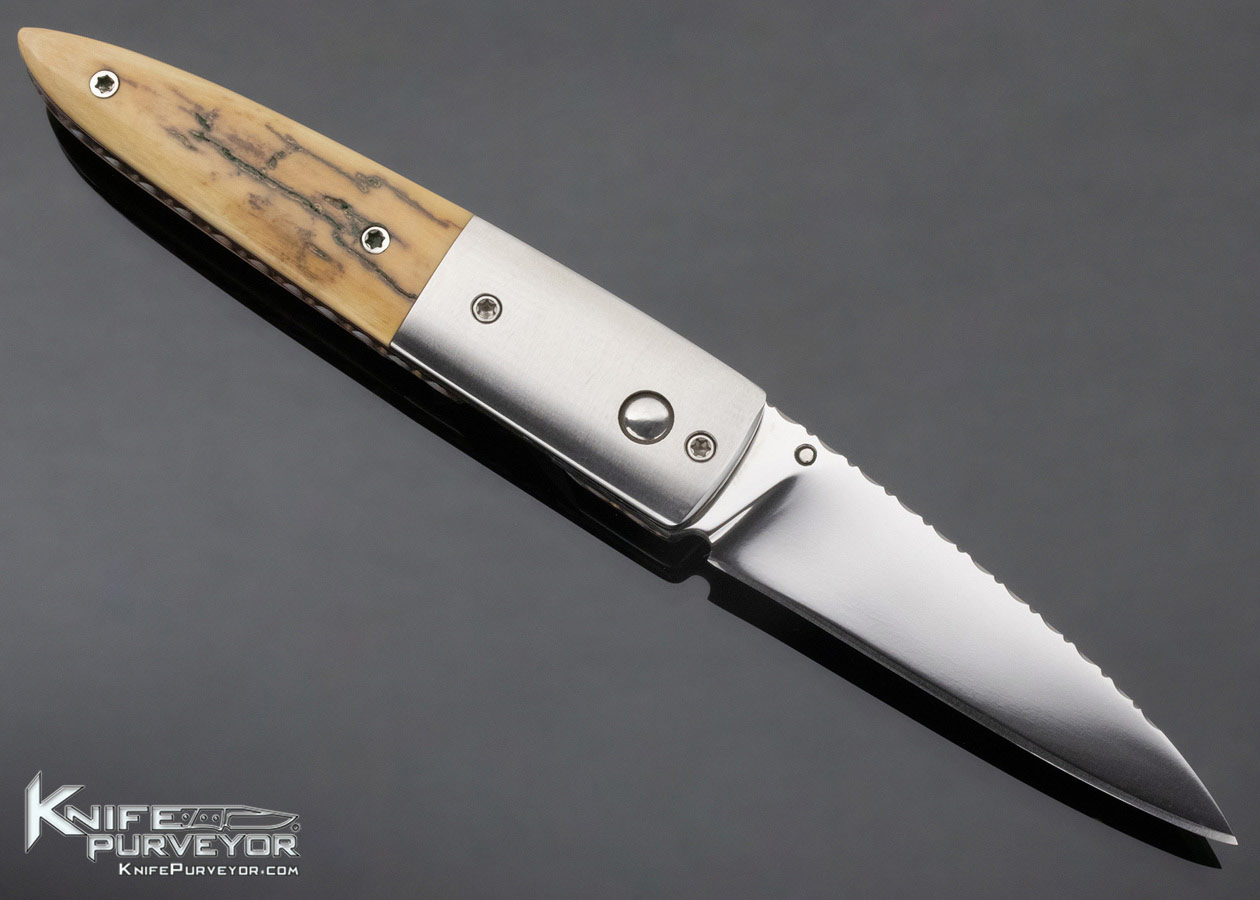 Ferenc Tumpek Custom Knife Kat Stainless Steel Linerlock - Image 3