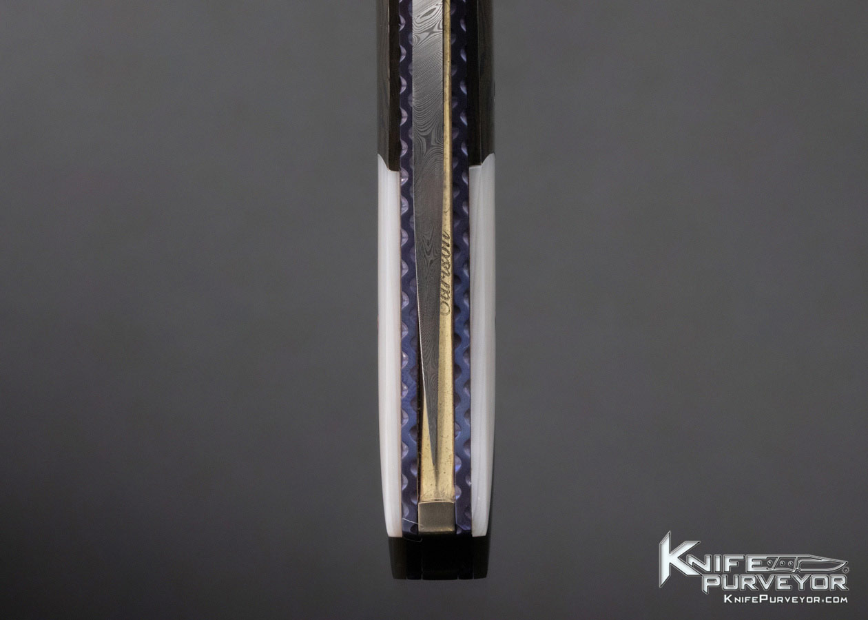 Kelly Carlson Custom Knife Damasteel Magnetic Slip Joint - Image 9