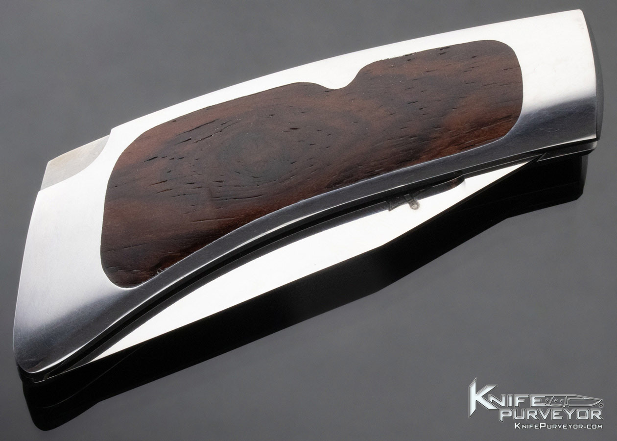 Doc Hagen Custom Knife Interframe Folder 440C Mirror polished Lockback - Image 5