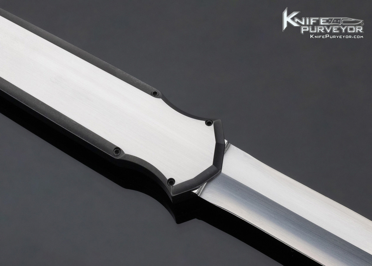 Jeff Harkins Custom Knife Triton Dual Action Stainless Steel OTF Automatic - Image 5