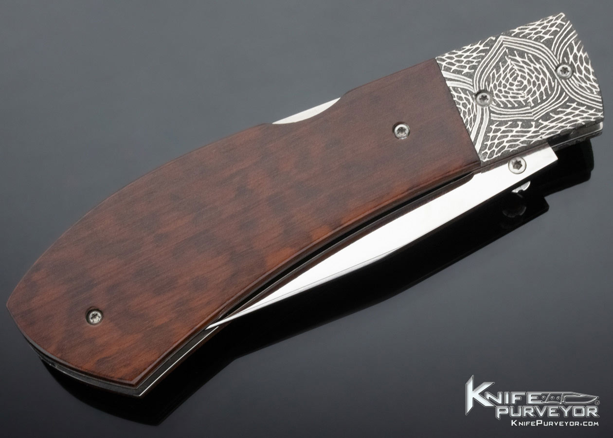 Ralph Turnbull Custom Knife Folder ATS-34 Steel Mirror Finished Lockback - Image 3