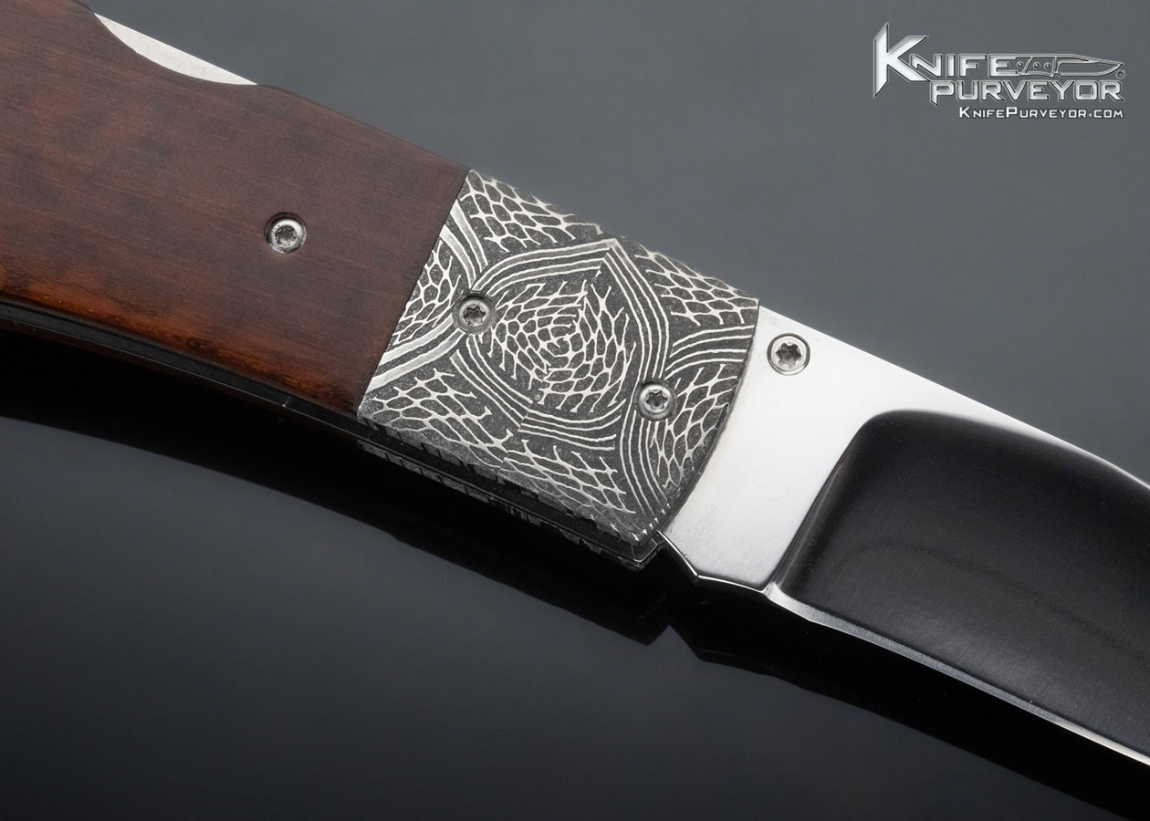 Ralph Turnbull Custom Knife Folder ATS-34 Steel Mirror Finished Lockback - Image 5
