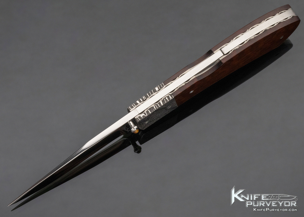 Ralph Turnbull Custom Knife Folder ATS-34 Steel Mirror Finished Lockback - Image 6