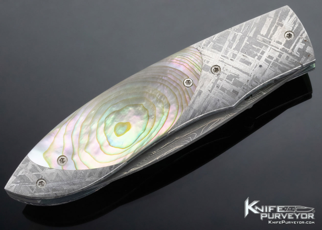 W. E. Ankrom Custom Knife Folder Damascus Linerlock - Image 3