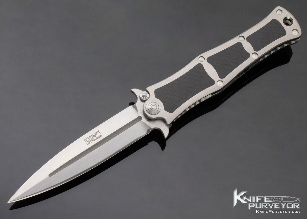 Darrel Ralph Custom Knife Madd Maxx Carbon Fiber Interframe Assisted Opening Frame Lock Flipper 11831